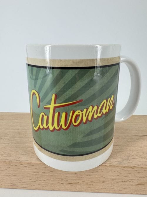 Catwoman Mug - Hole in the Wall - DC - Catwoman, un chat et un diamant