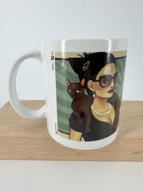 Catwoman Mug - Hole in the Wall - DC - Catwoman, un chat et un diamant