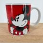 Disney Mickey Mouse Keramiktasse Mug - 315 ml - Mickey avec les mains sur les hanches - rouge