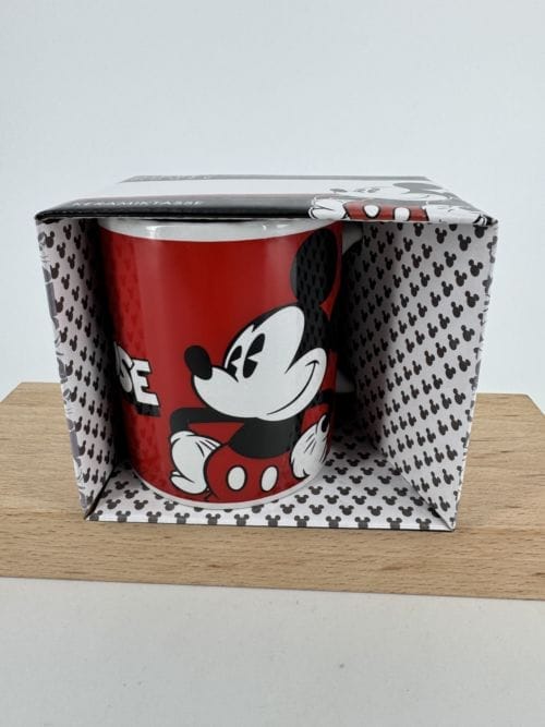 Disney Mickey Mouse Keramiktasse Mug - 315 ml - Mickey avec les mains sur les hanches - rouge
