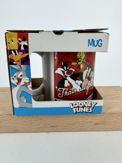 Looney Tunes Mug That's All Folks - AbyStyle 901 - 320 ml - Daffy Duck Titi Grosminet Taz Bugs Bunny