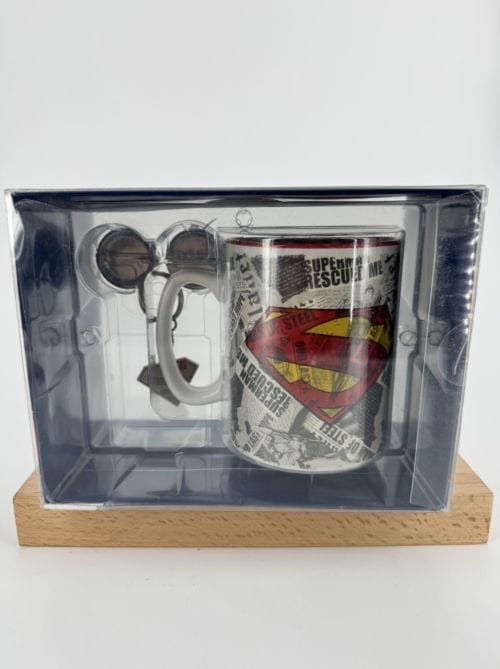 Superman Coffret Mug Porte-clefs et 2 badges - AbyStyle PCK074 - DC Comics
