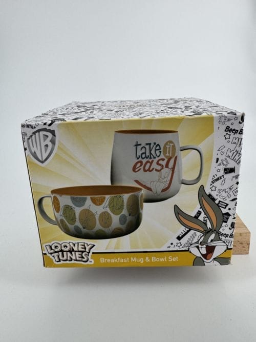 Looney Tunes Breakfast Mug et Bowl Set - Bugs Bunny - Titi - GB Eye - BS0025