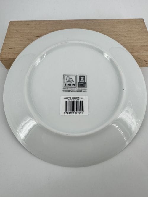 Tintin Hergé Assiette 21 cm Moulinsart 2022