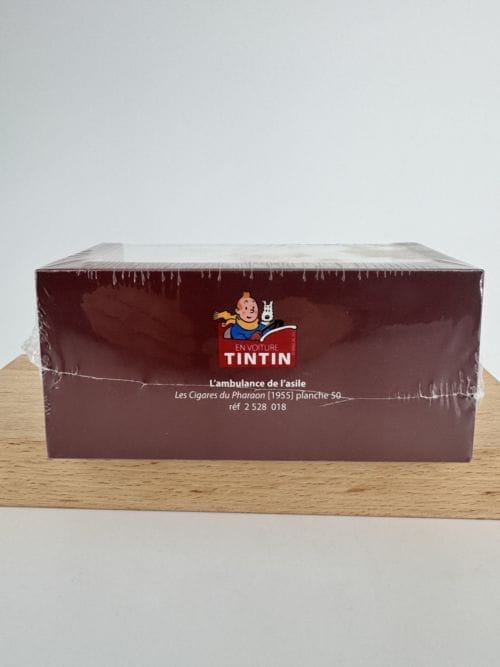 Tintin Hergé En voiture avec Tintin - L'ambulance de l'asile - Les cigares du pharaon - Moulinsart 2013 - Référence 2528018