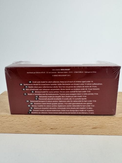 Tintin Hergé En voiture avec Tintin - L'automitrailleuse blindée - Le lotus bleu - Moulinsart 2013 - Référence 2528023