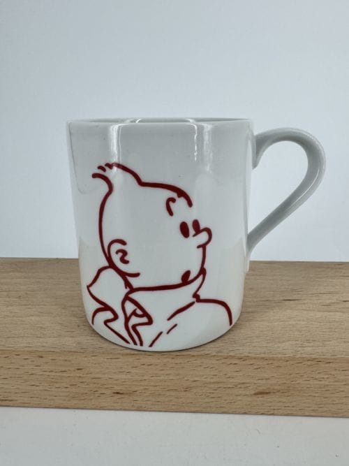 Tintin Hergé Mug Tintin rouge - Moulinsart 2023 - Code 47 977