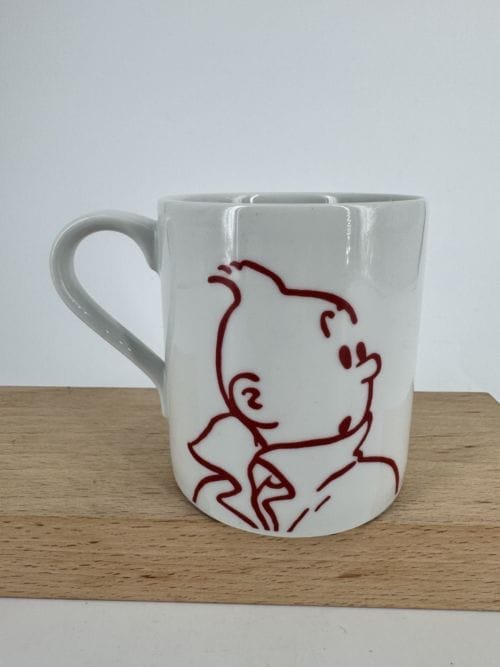 Tintin Hergé Mug Tintin rouge - Moulinsart 2023 - Code 47 977