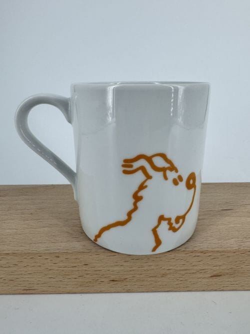 Tintin Hergé Mug Milou orange - Moulinsart 2023 - Code 47 979