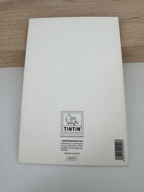 Tintin Hergé Carte postale Couverture de l'album Tintin au pays des Soviets - Moulinsart 2019 - n° 300912