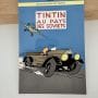 Tintin Hergé Carte postale Couverture de l'album Tintin au pays des Soviets bleu - Moulinsart 2019 - n° 300913