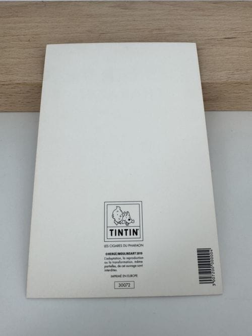 Tintin Hergé Carte postale Couverture de l'album Les cigares du pharaon - Moulinsart 2019 - n° 30072