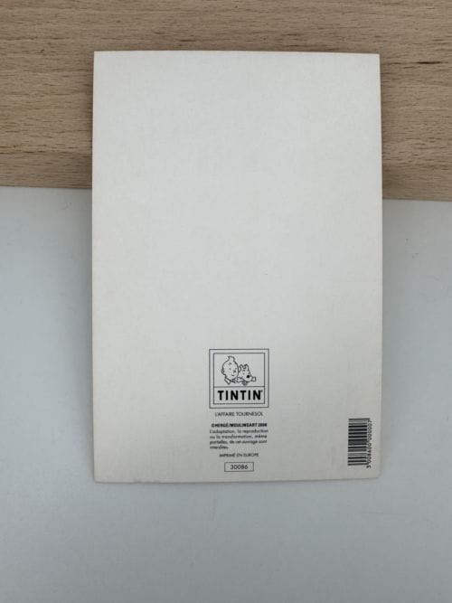 Tintin Hergé Carte postale Couverture de l'album L'affaire Tournesol - Moulinsart 2008 - n° 30086