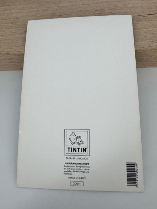 Tintin Hergé Carte postale Couverture de l'album Tintin et les Picaros - Moulinsart 2019 - n° 30091