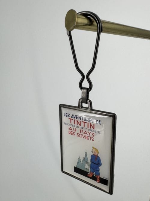 Tintin Hergé Porte-clefs Couverture de l'album Les aventures de Tintin Reporter du Petit Vingtième - Tintin au pays des Soviets - Moulinsart 2021
