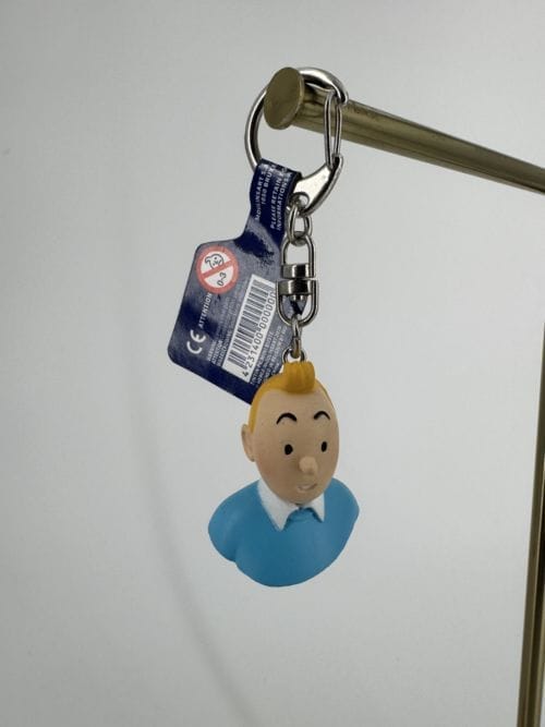 Tintin Hergé Porte-clefs Tintin Mini-buste - Moulinsart - Réf 42314