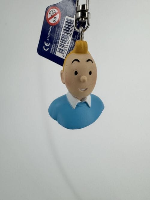 Tintin Hergé Porte-clefs Tintin Mini-buste - Moulinsart - Réf 42314