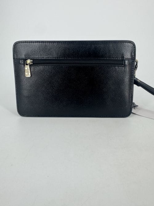 Pochette Hexagona 110482 noire en cuir