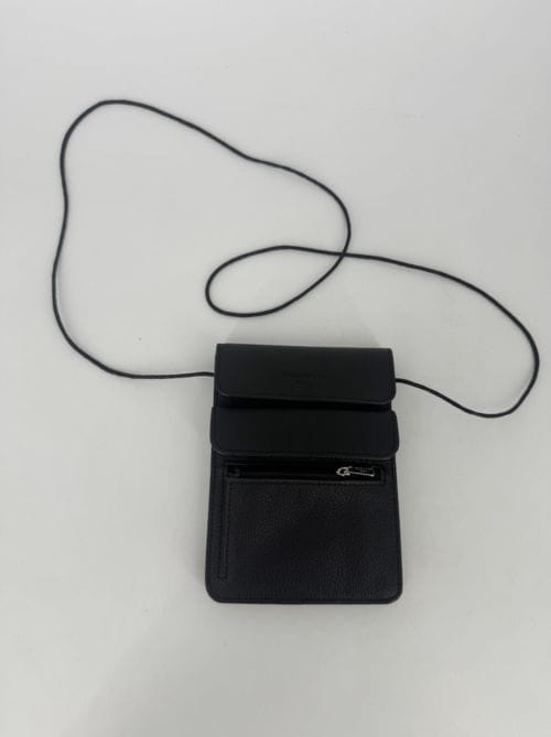 Accessoire de rangement Hexagona 39830 cuir noir 15×11×2 cm