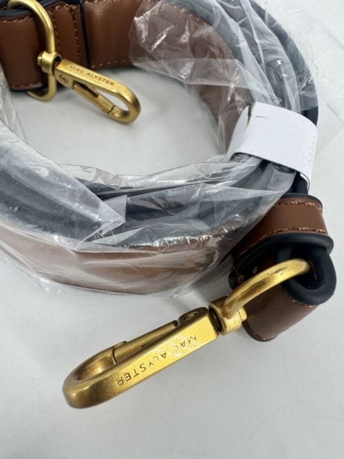 Bandoulière de sac Mac Allyster en cuir marron