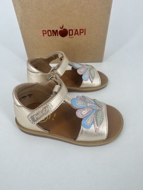 Sandale Poppy Fire Pom d'Api Laminato Platine-Multi taille 23