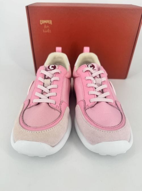 Basket Driftie Camper for Kids rose et blanc pour fille taille 35