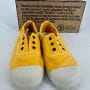 Chaussures enfants sneakers toile élastique coton bio Natural World 470E 650 Golden Enz - Jaune -Taille 31