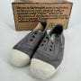 Chaussures enfants sneakers toile élastique coton bio Natural World 470E 623 Gris Enz Taille 29