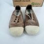 Chaussures enfants sneakers toile élastique coton bio Natural World 470E 621 Beige Enz - Taupe - Taille 29