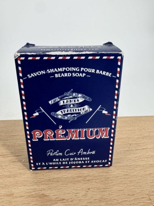 Savon shampoing pour barbe Premium Parfum cuir ambré 6893467052774