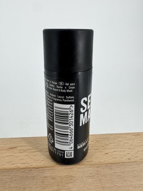 Shampoing cheveux corps et barbe Seb Man Sebastian 50 ml 4064666301426